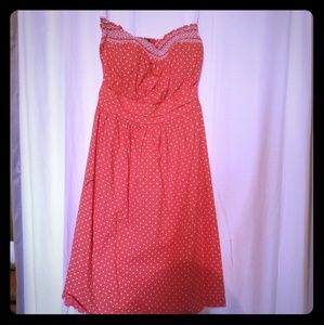 Polka dotted dress